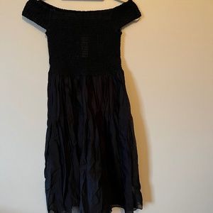 J Crew Black swim coverup